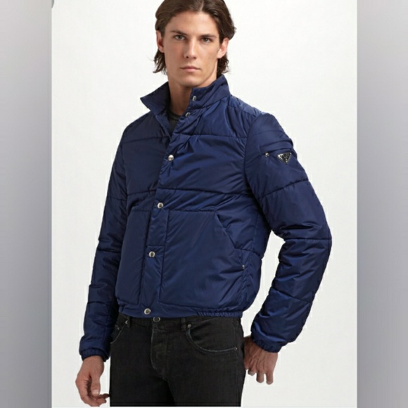 prada puffer jacket mens